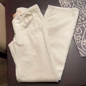 Tory Burch Classic Tory creme colored pants